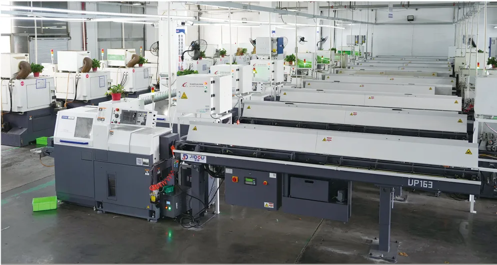 CNC machining equipment at a selected manufacturing partner facility